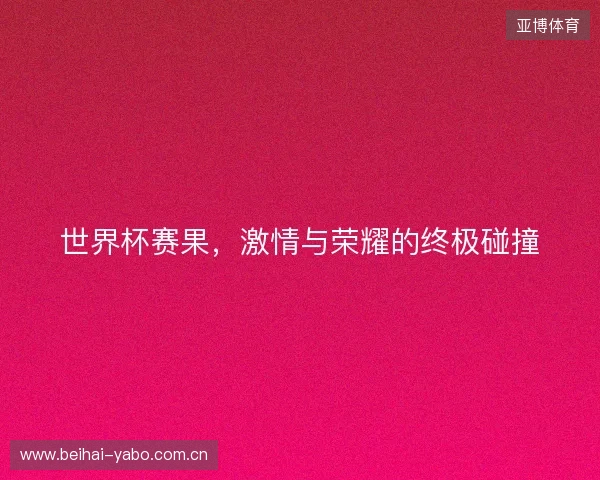世界杯赛果，激情与荣耀的终极碰撞